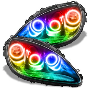 Chevrolet Corvette C6 Headlight Halo Kit - ORACLE Lighting - Triple - ColorSHIFT w/o Controller - `05-`13